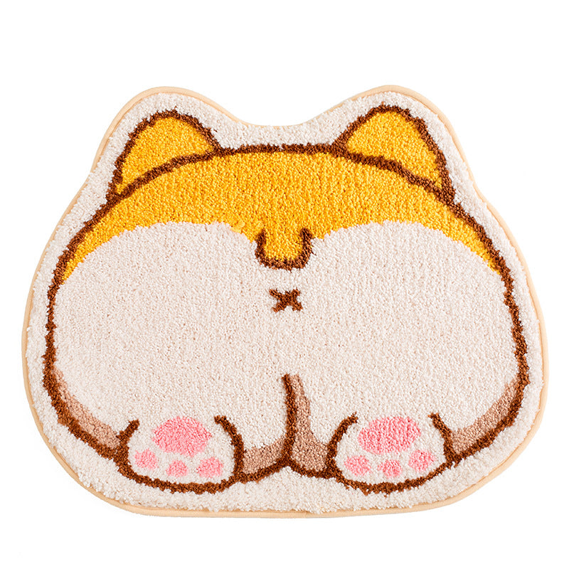 Corgi Booty Rug