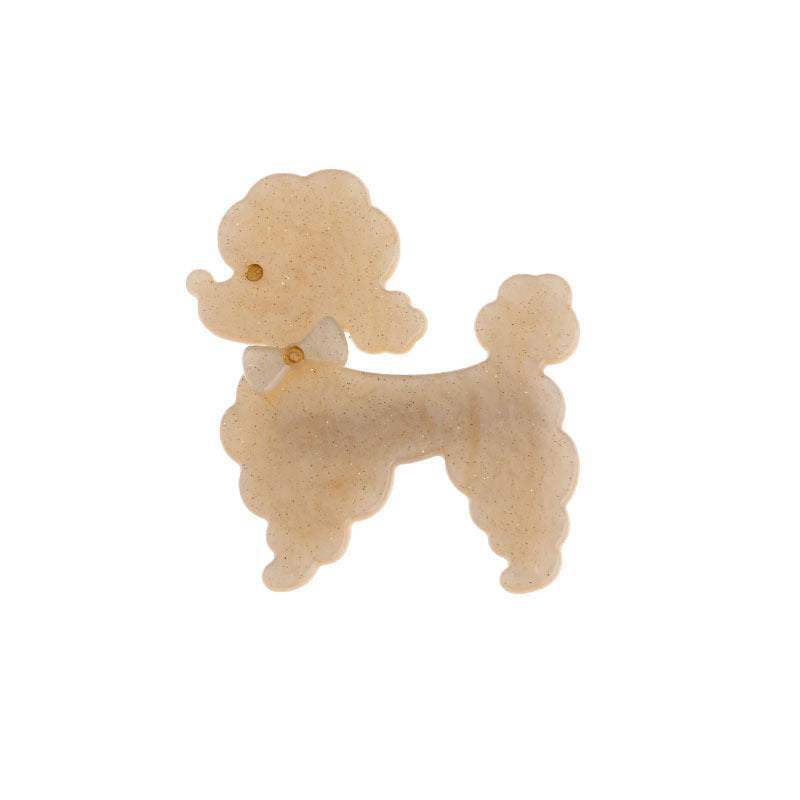grey Poodle dog clip