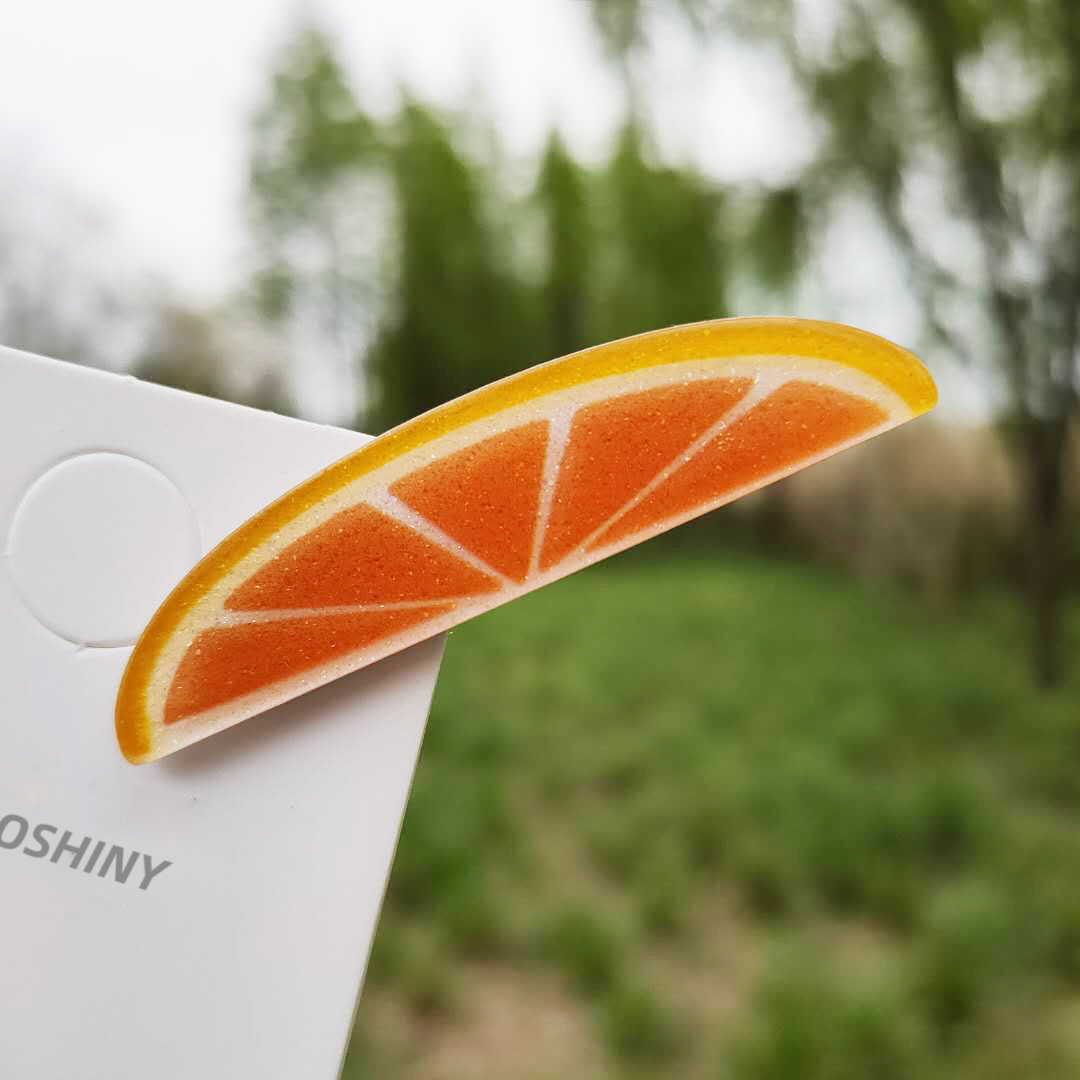 orange Hair Clip