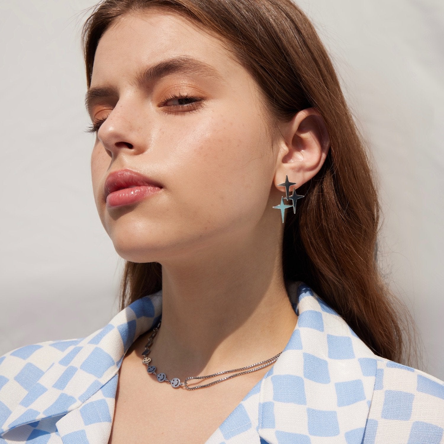 Feelin' Like Glitter Earrings in Silver