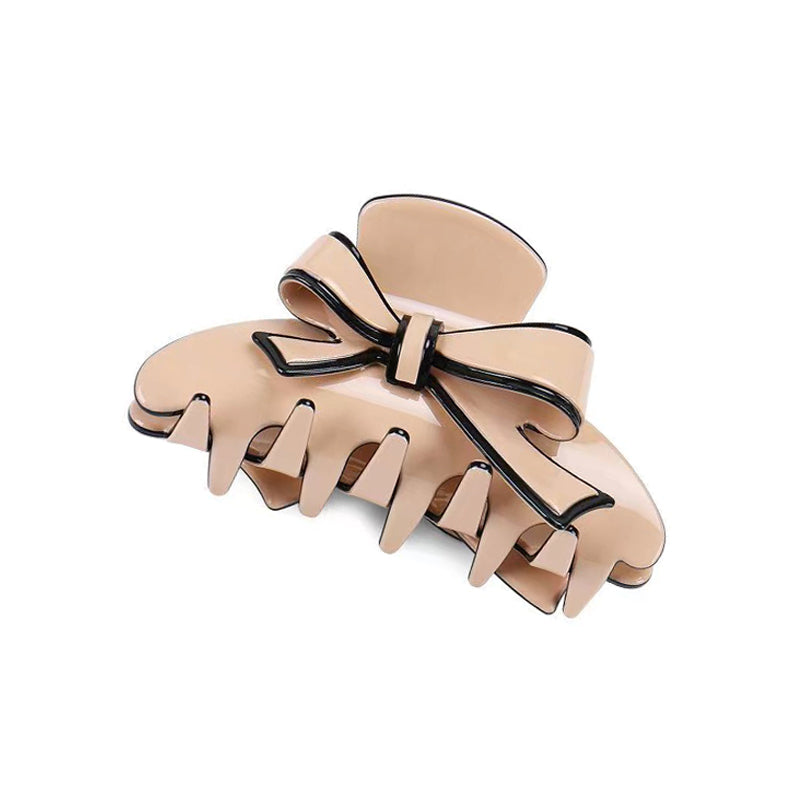 Dancing butterfly Claw clip within Lightpink