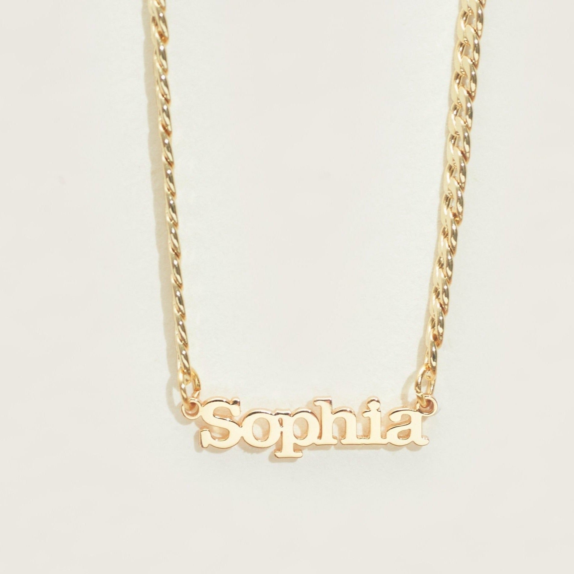 The Nameplate Customized Choker