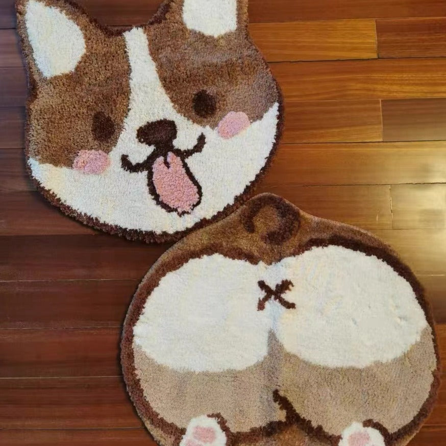 corgi Smile Rug