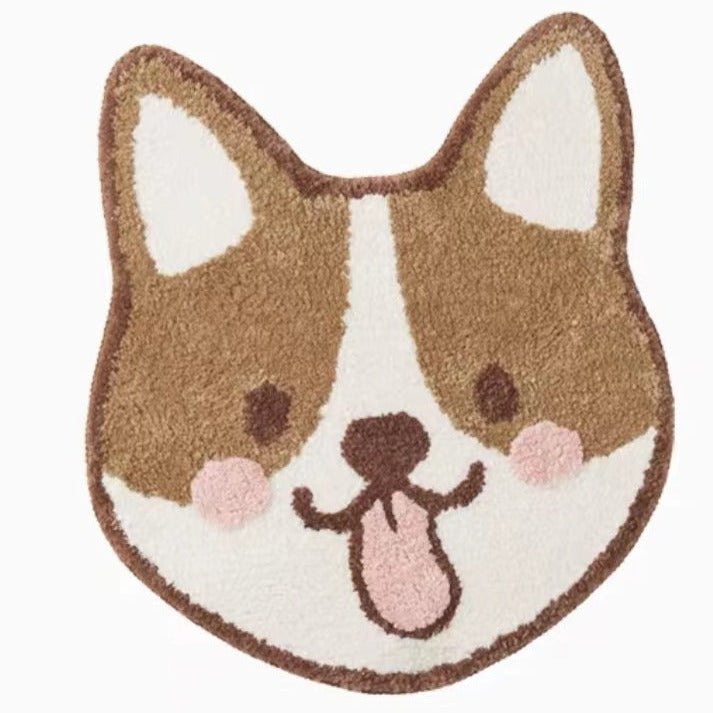 corgi Smile Rug