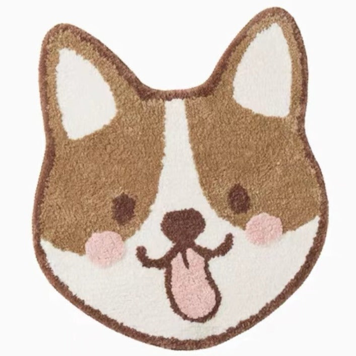 corgi butt rug