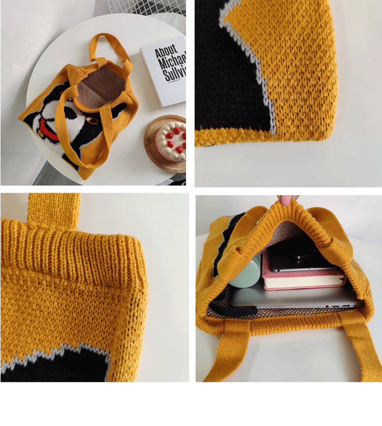 Detail of women woven bag