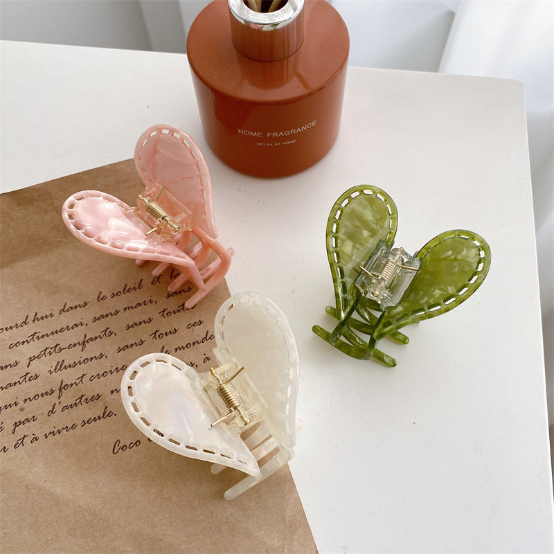 Butterfly Heart Colorful Claw