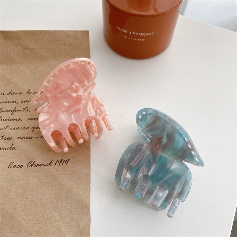 Butterfly Heart Colorful Claw