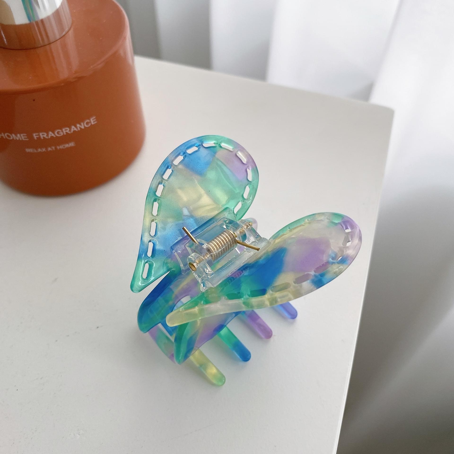 Butterfly Heart Colorful Claw