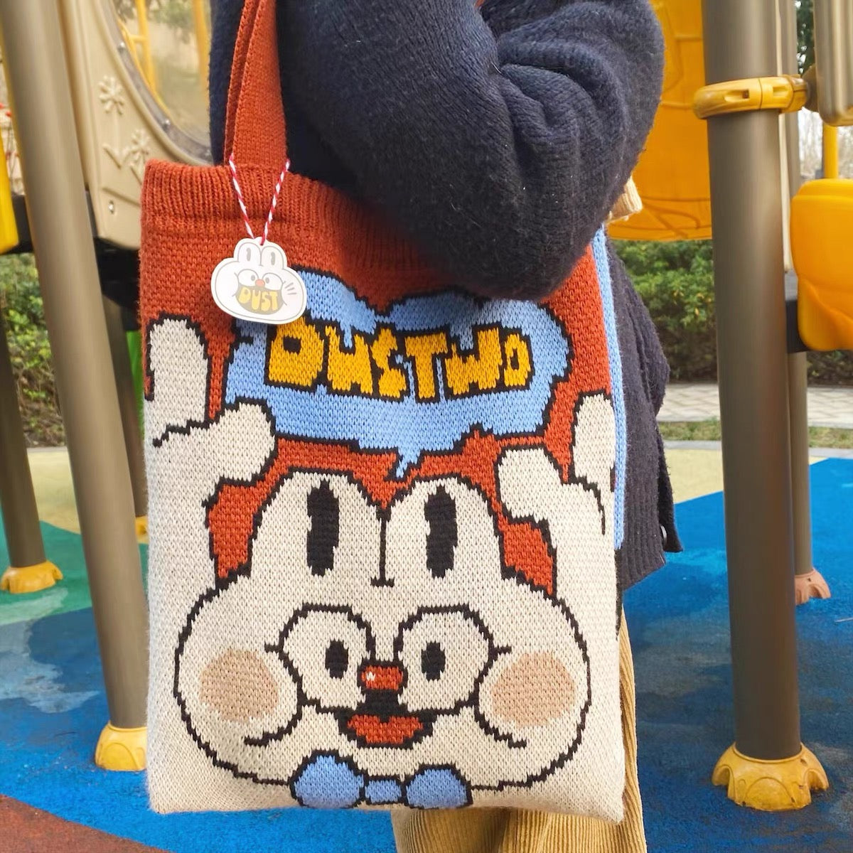 Artist White Rabbit Bunny Bag