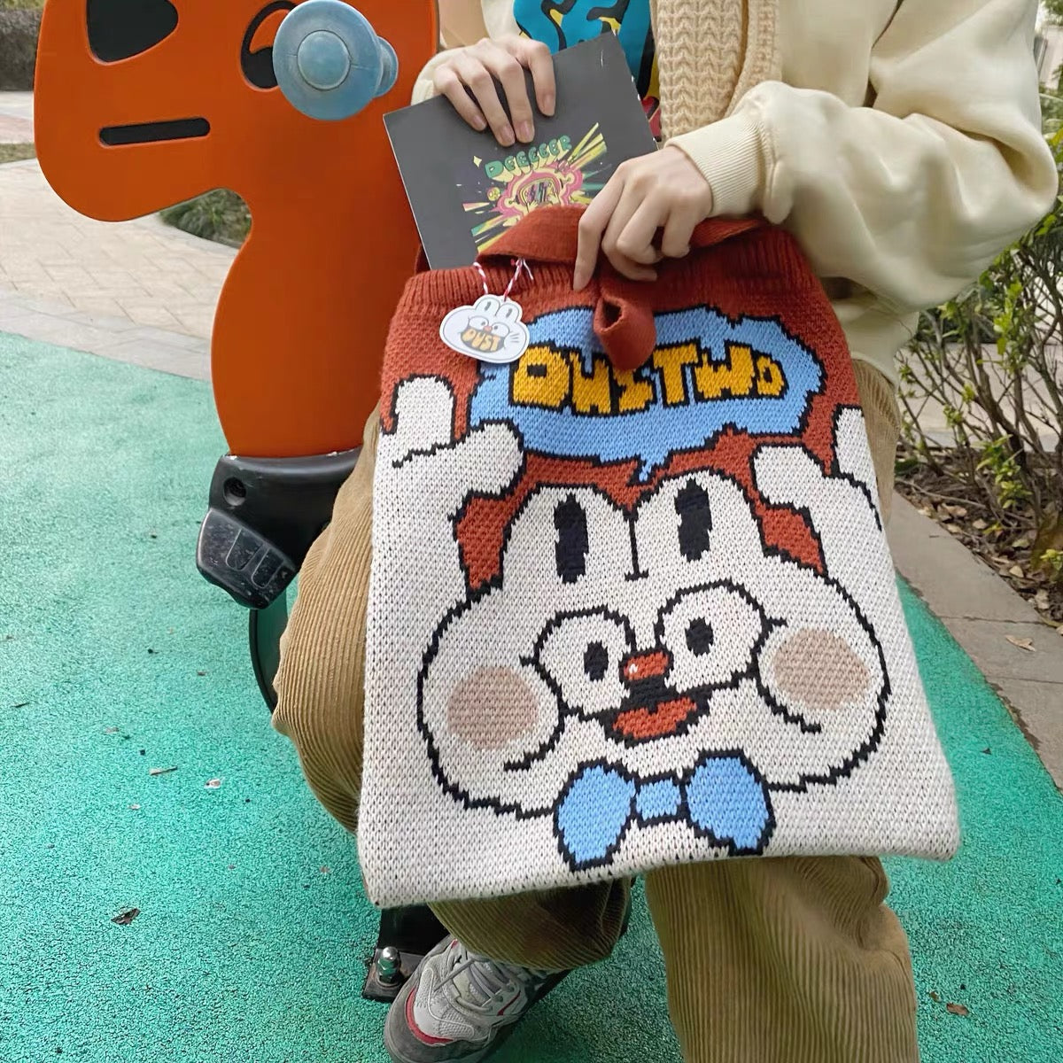 Artist White Rabbit Bunny Bag