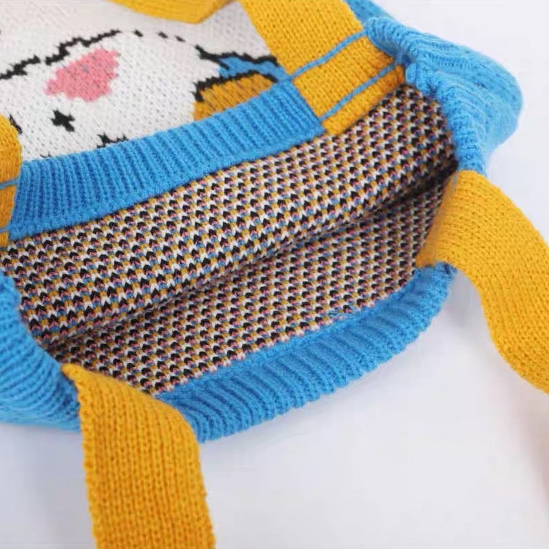 Artist White Dog Bag