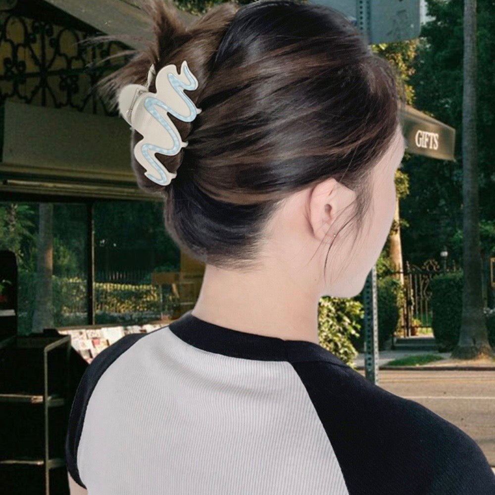 High Tide Hair Claw in Ocean