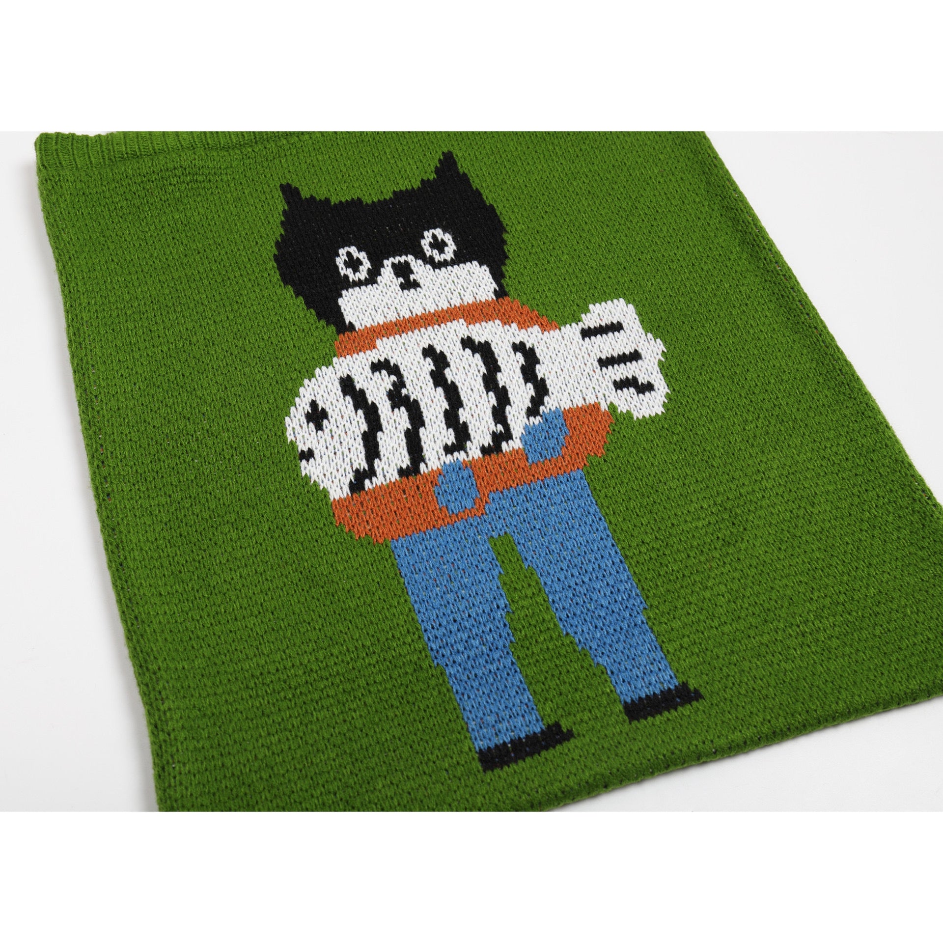 Artist Fish&Cat Green Bag