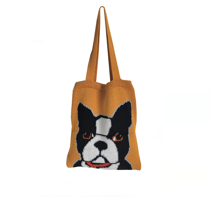 Pug dog women Tote Bag