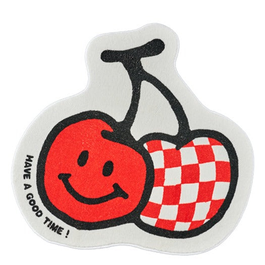 Have a good time cherry rug