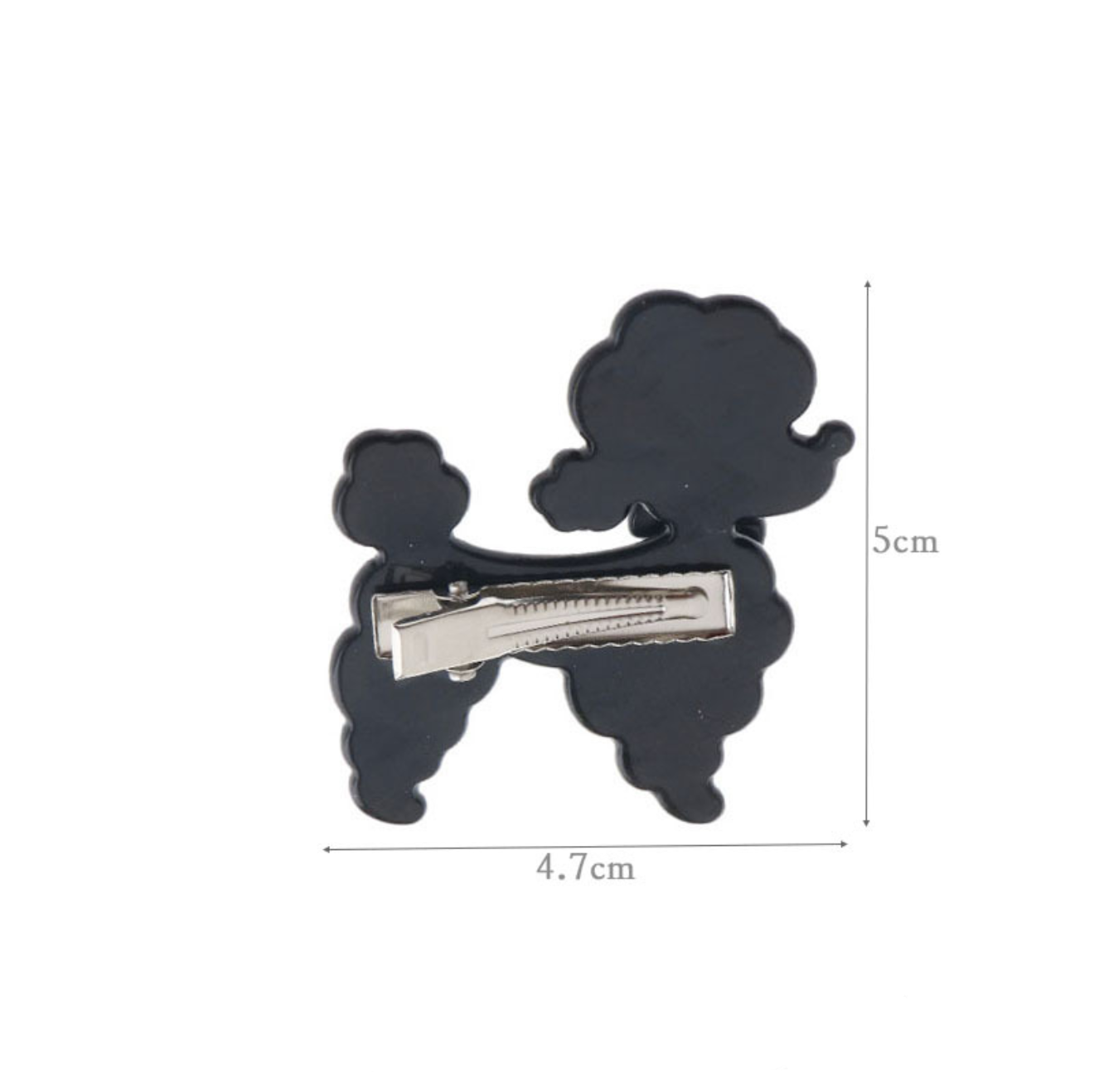grey Poodle dog clip