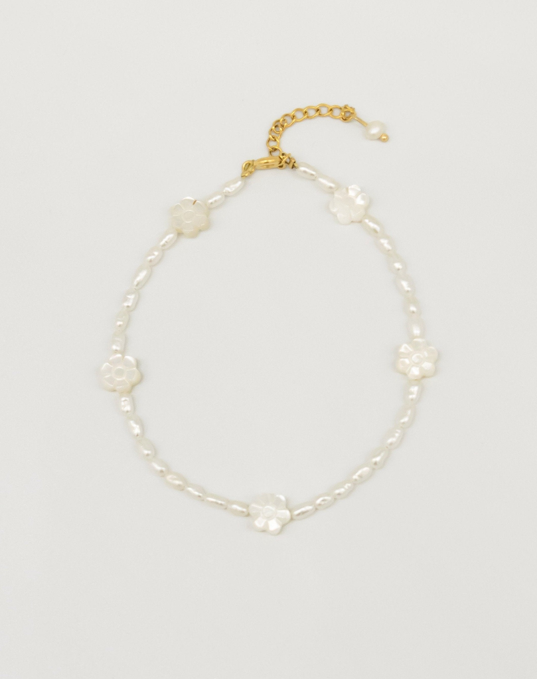 Vicky Flower Beaded Anklet