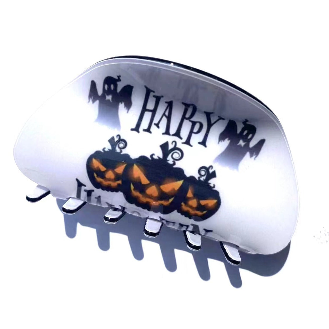 semicircle claw within happy halloween