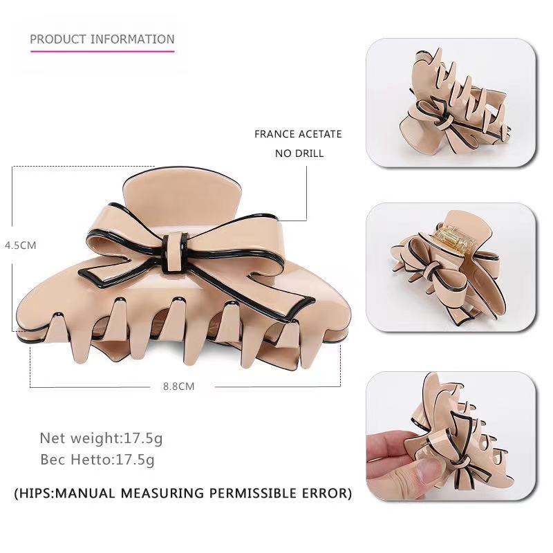 Dancing butterfly Claw clip within Lightpink