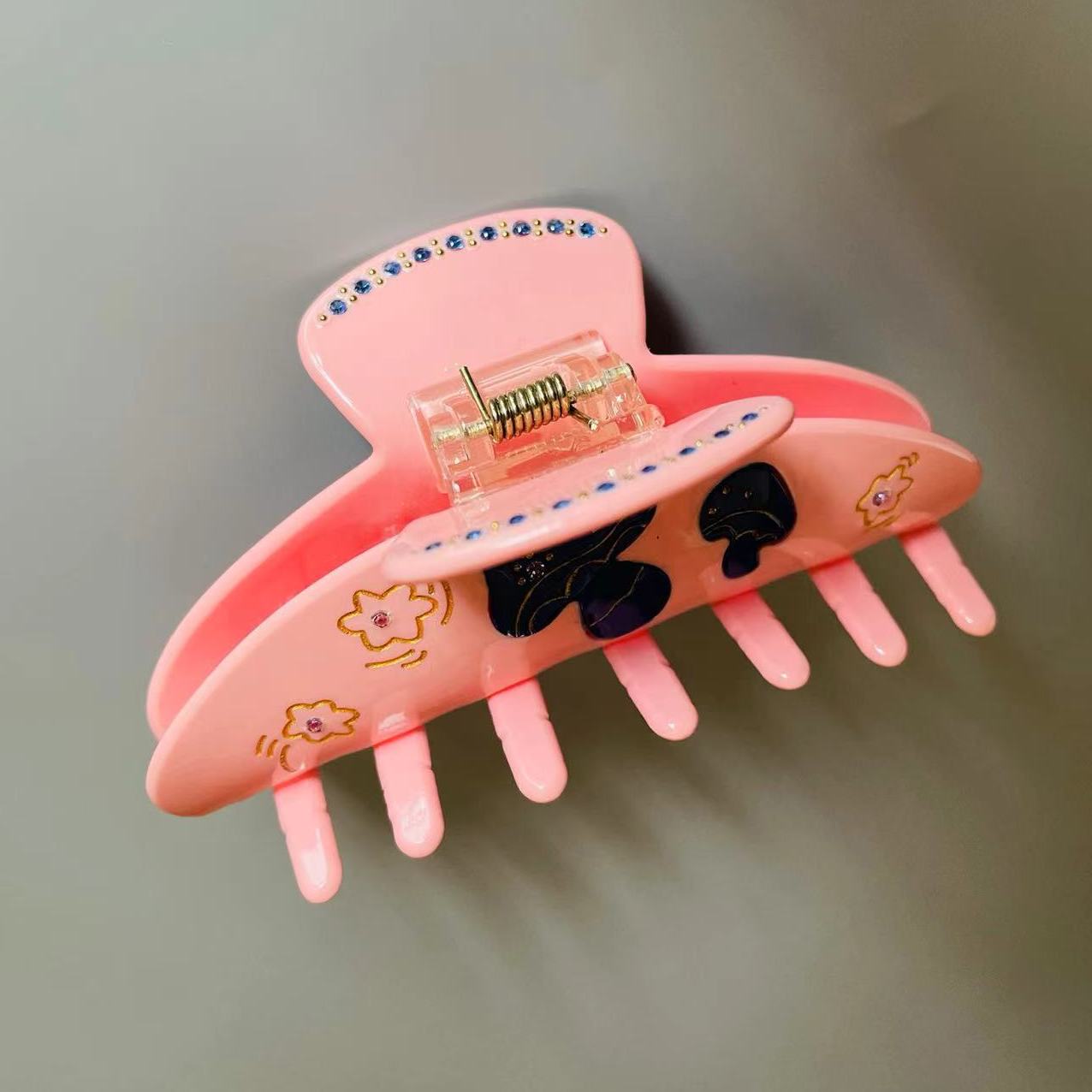 Mashroom & Stars Pink Big  Claw