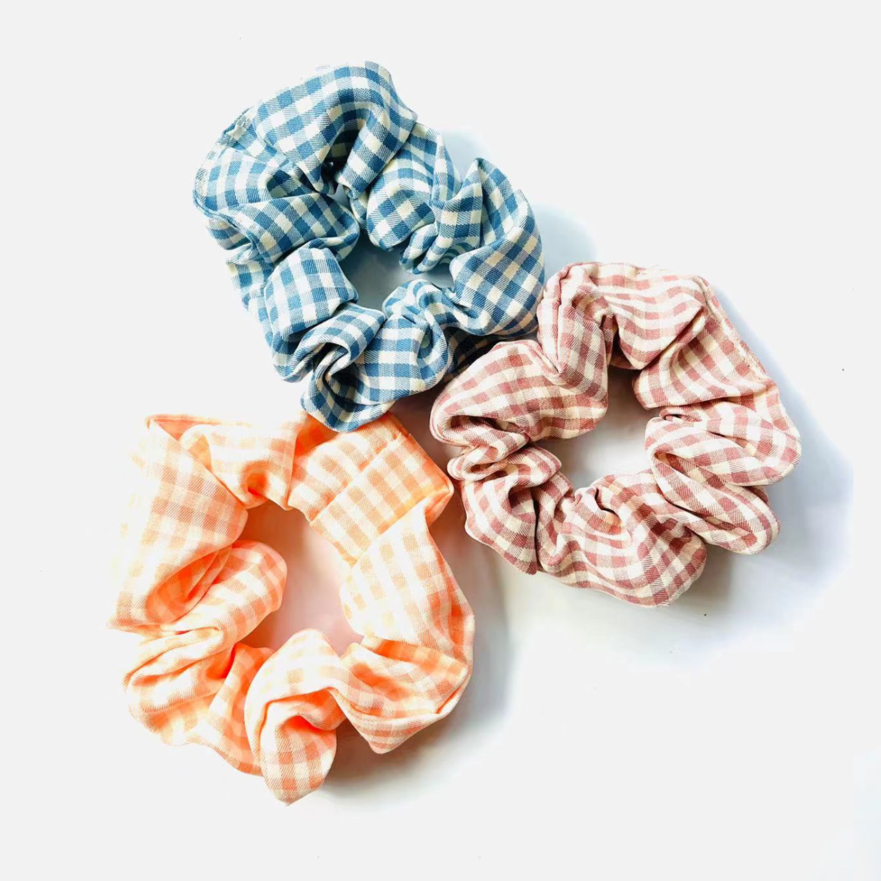 colorful flowers SCRUNCHIE SET