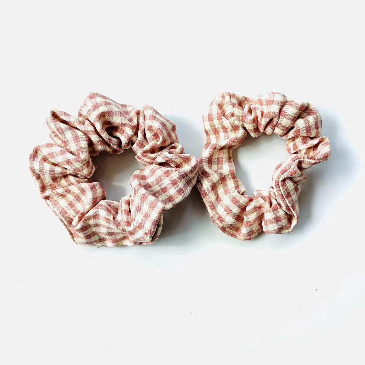FRUIT PUNCH CHECKERED SCRUNCHIE SET