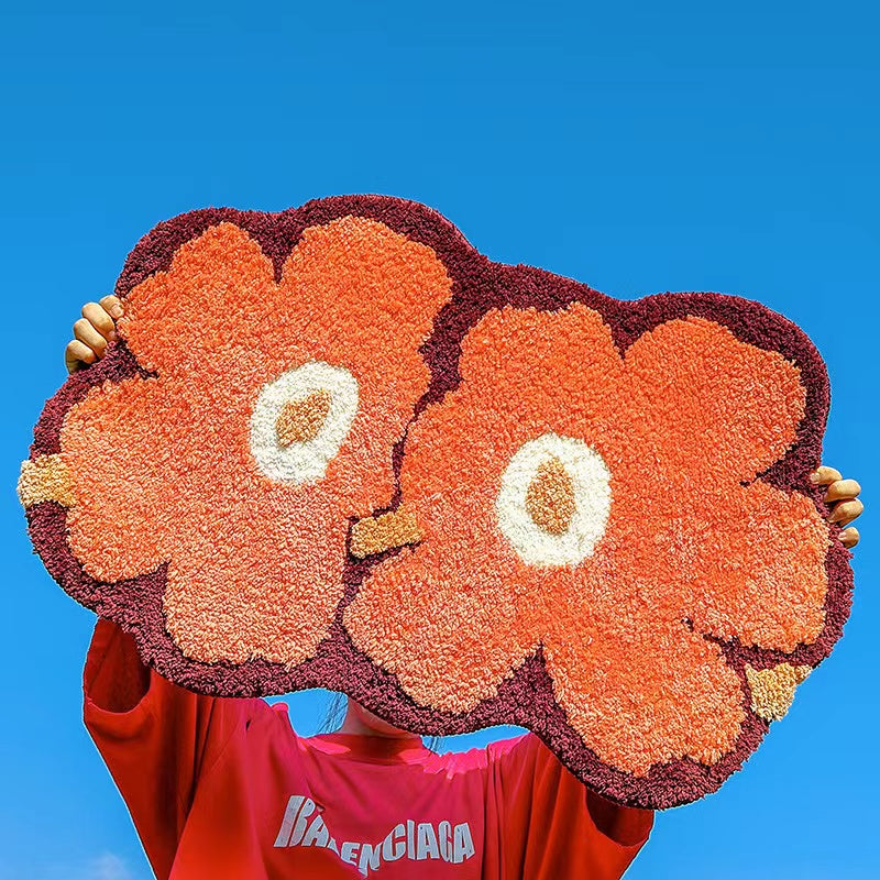 Yellow  flowers outdoor Rug