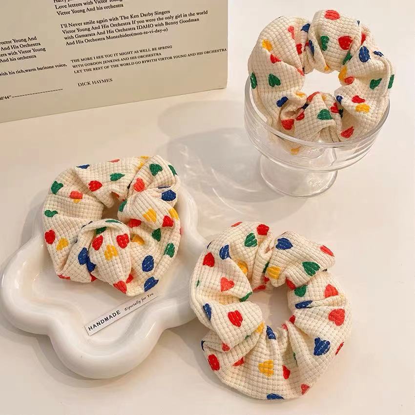 Sweet Love Waffle SCRUNCHIE
