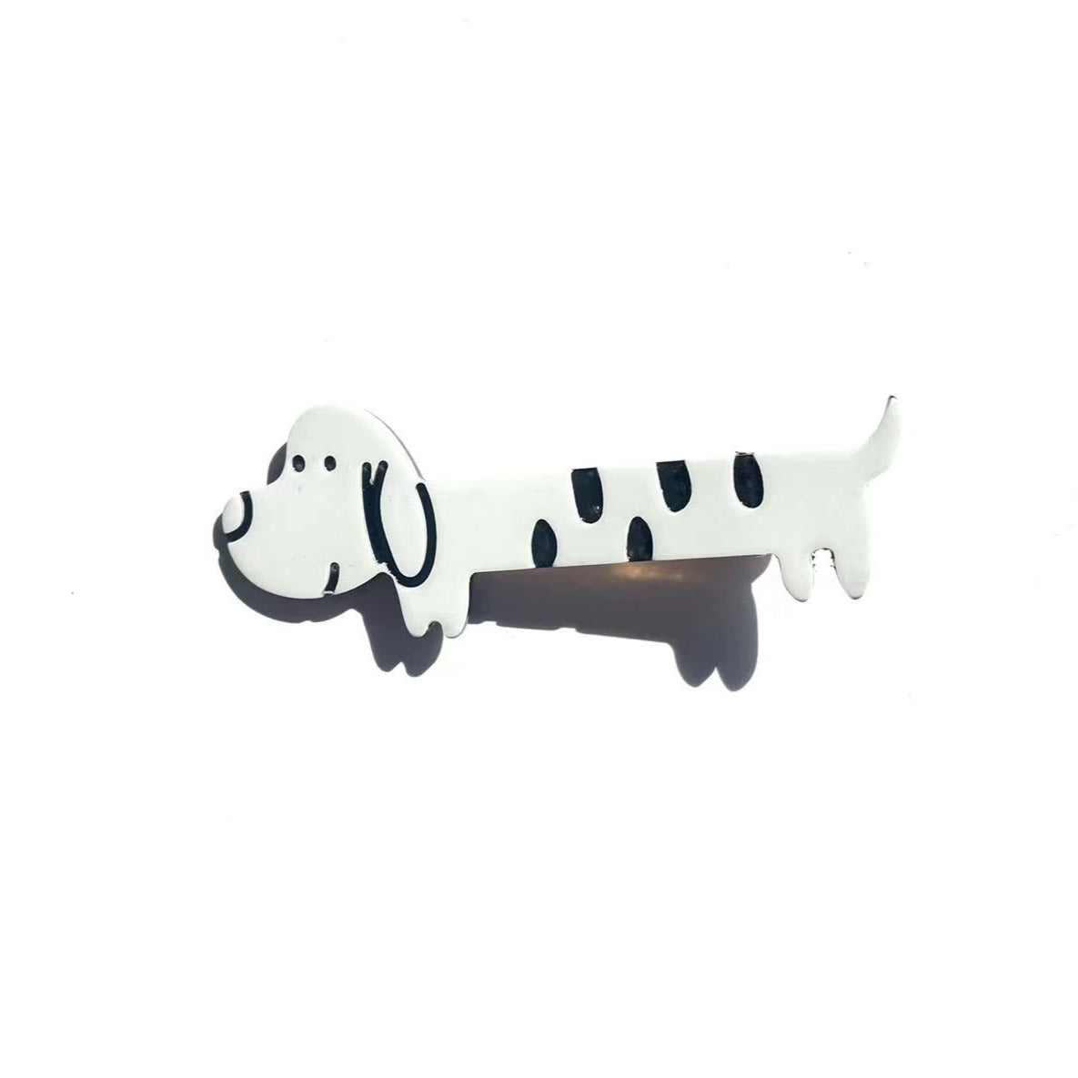 WHITE CURIOUS DOG CLIP