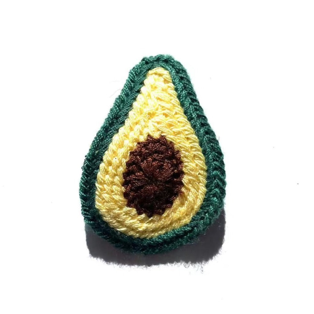Avocado hair clips