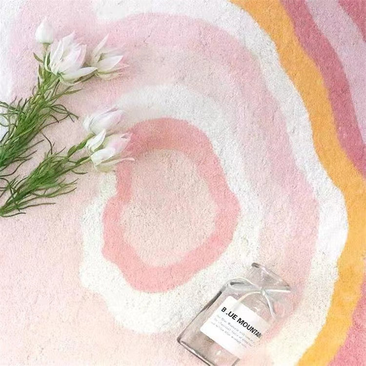 Rainbow annual rings Rug