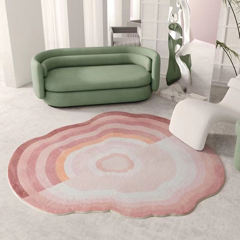 Rainbow annual rings Rug
