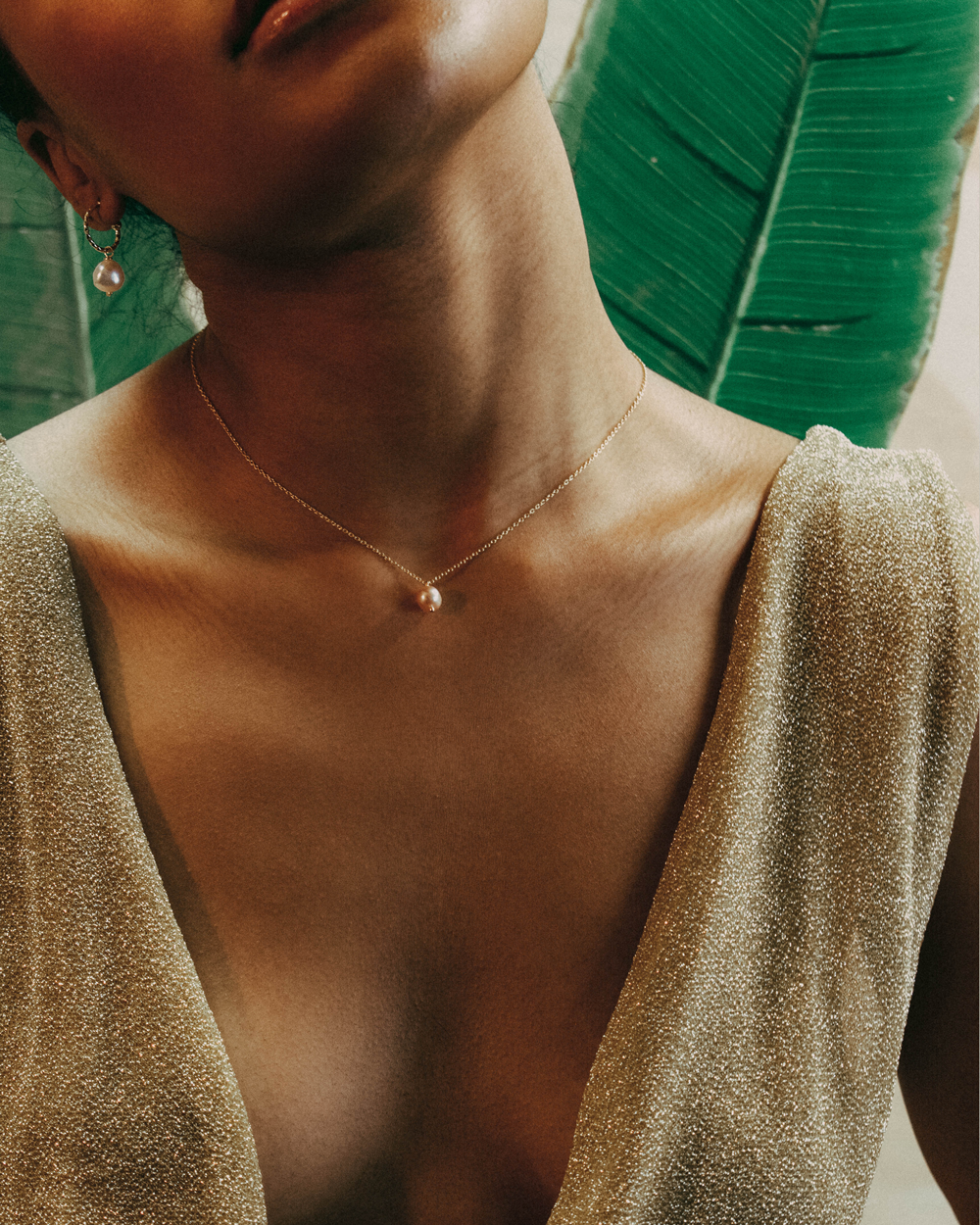 Natural Pink Pearl Necklace