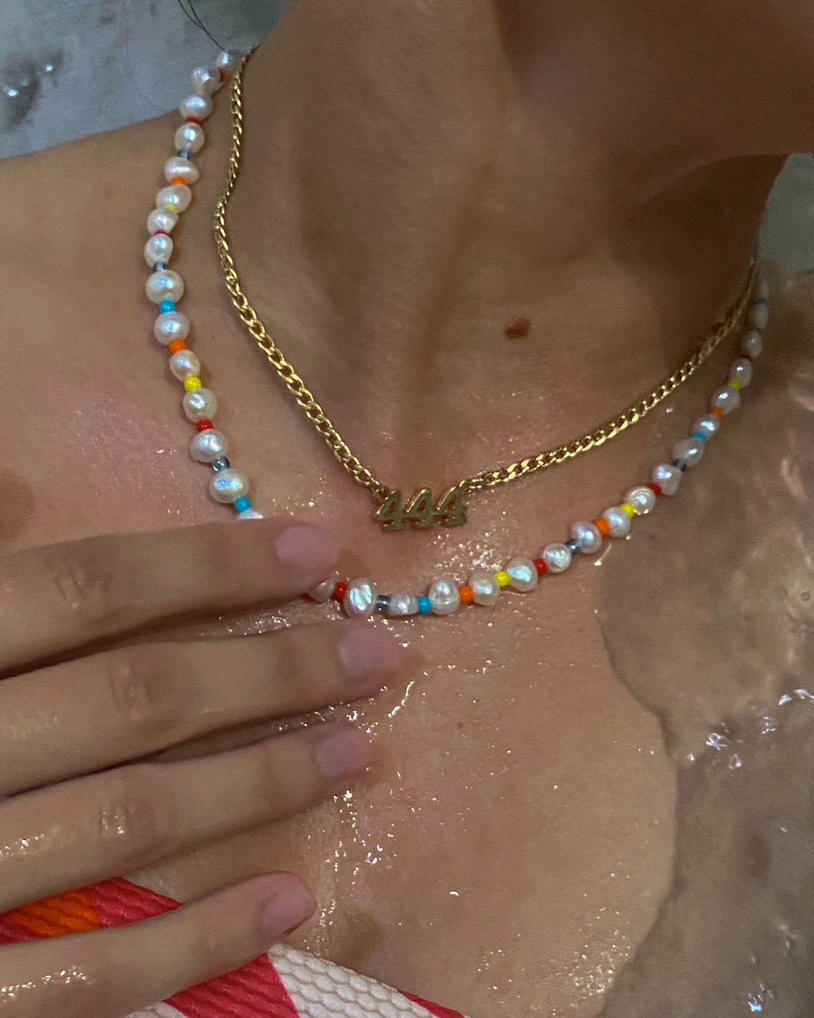 Sour Candy Pearl Necklace