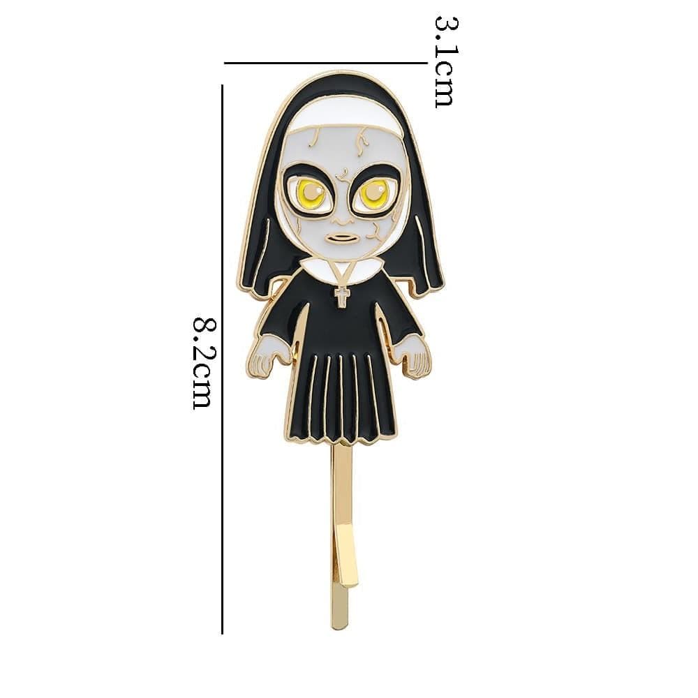 Horror Film Character The Nun Hairpin