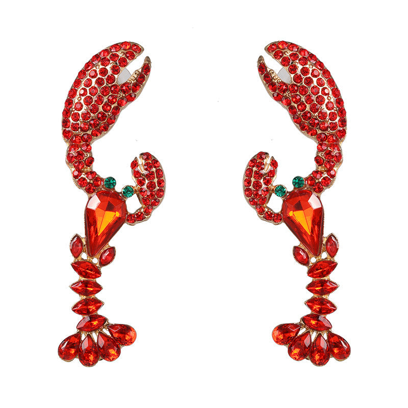 lobster earrings within sapphire