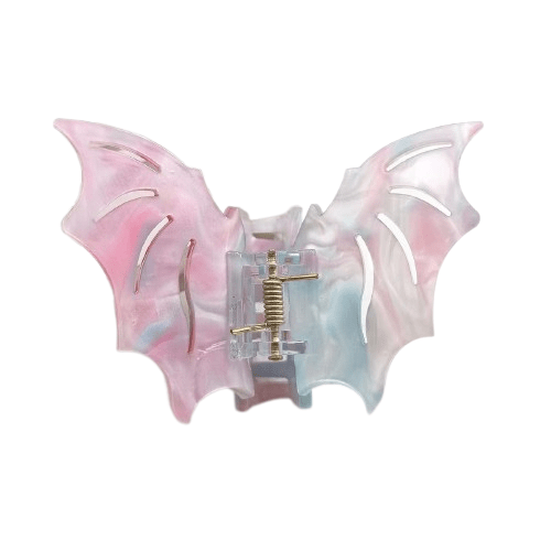 Baby Pink Bat Hair Claw