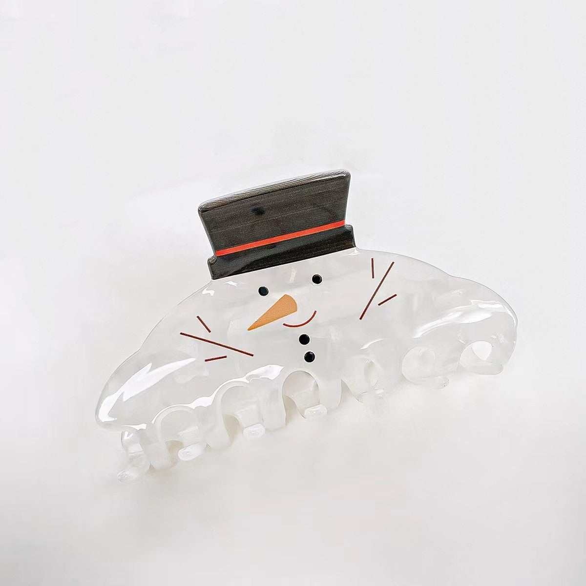 Mr. Snowman Hair Claw