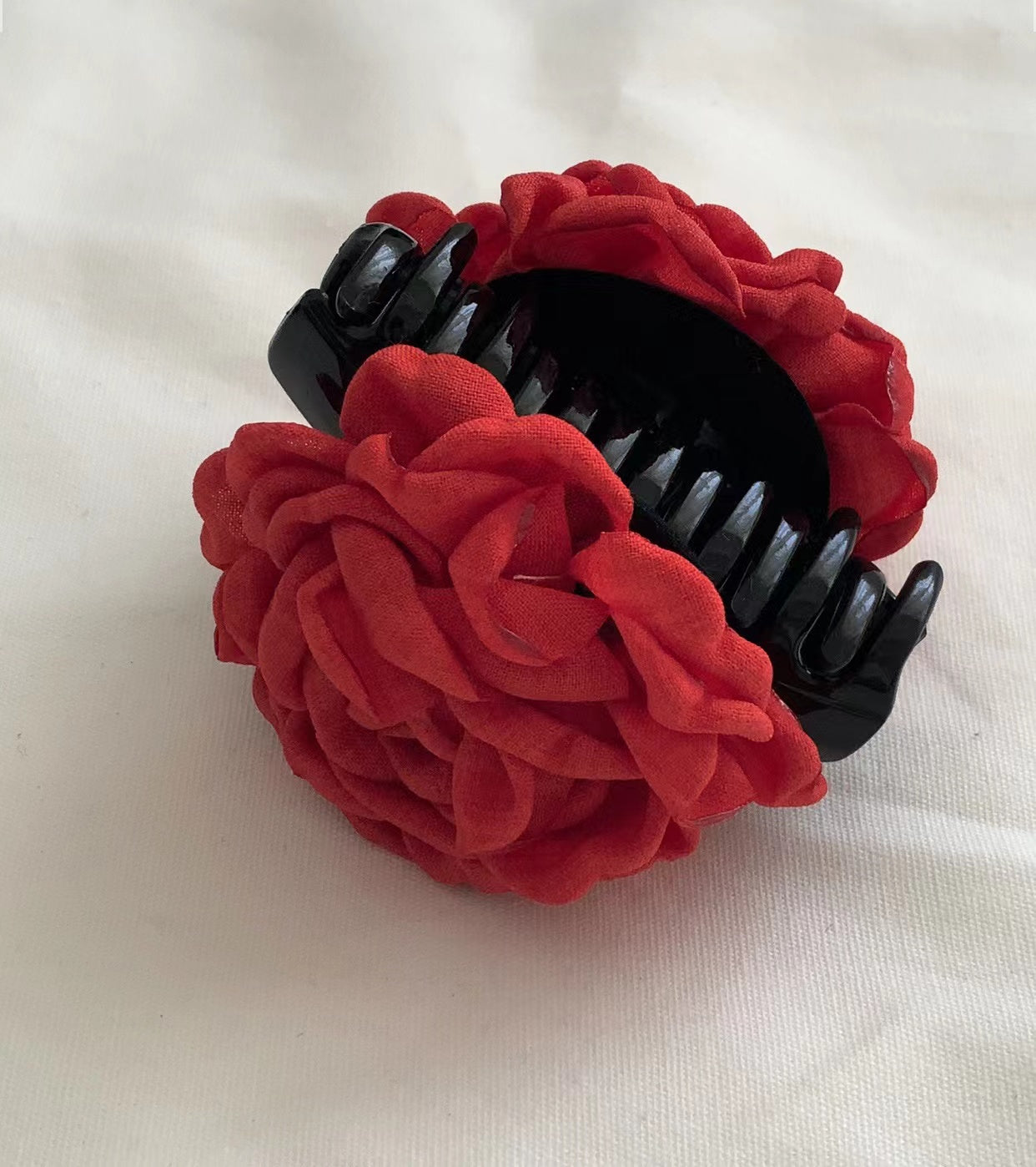 Red Rose Hair Claw