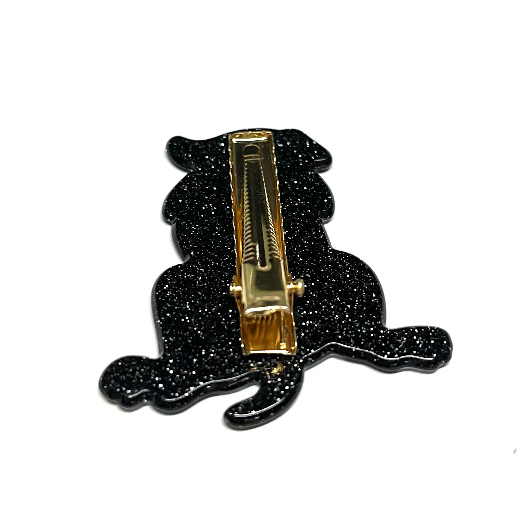 Naughty Puppy Clip In Black
