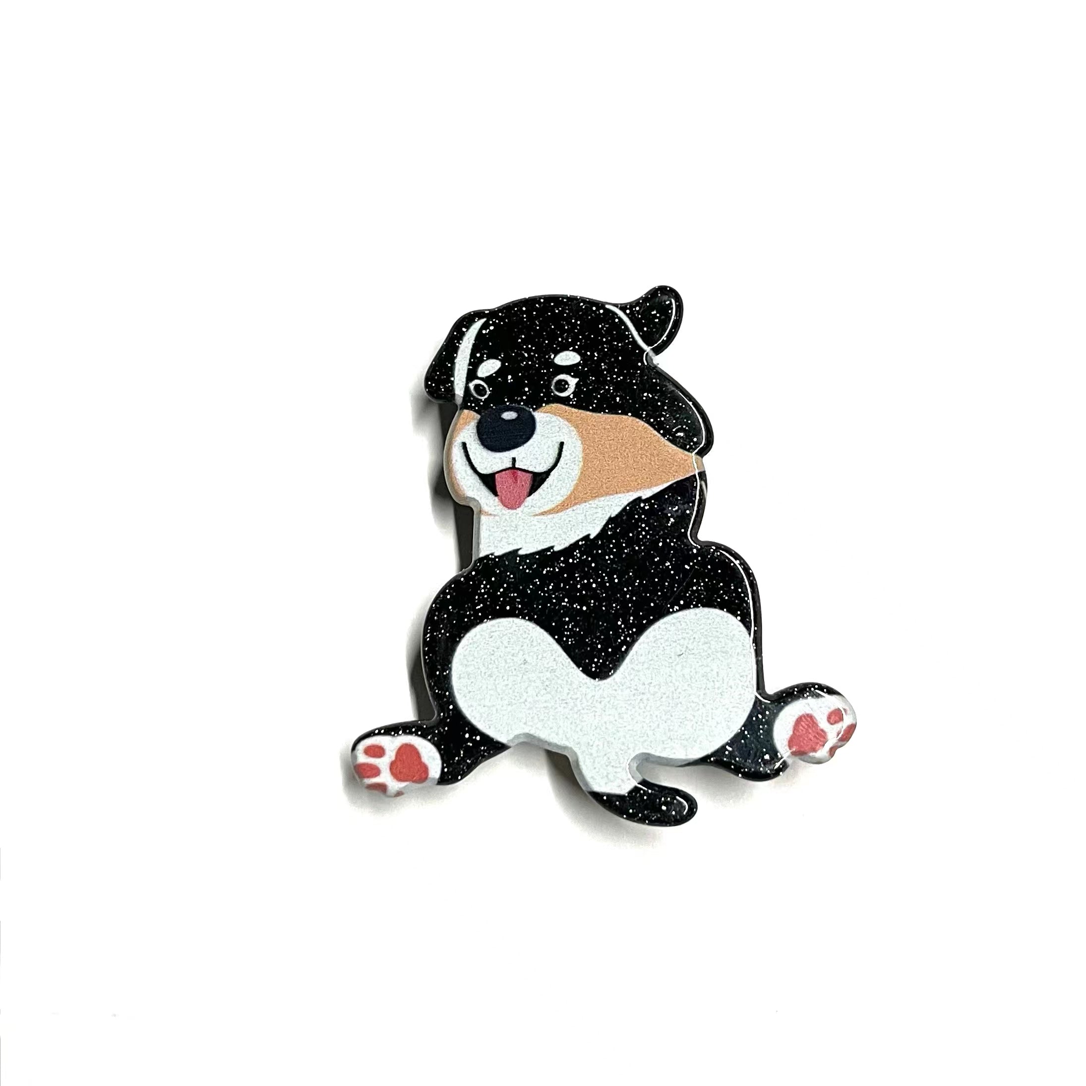Naughty Puppy Clip In Black