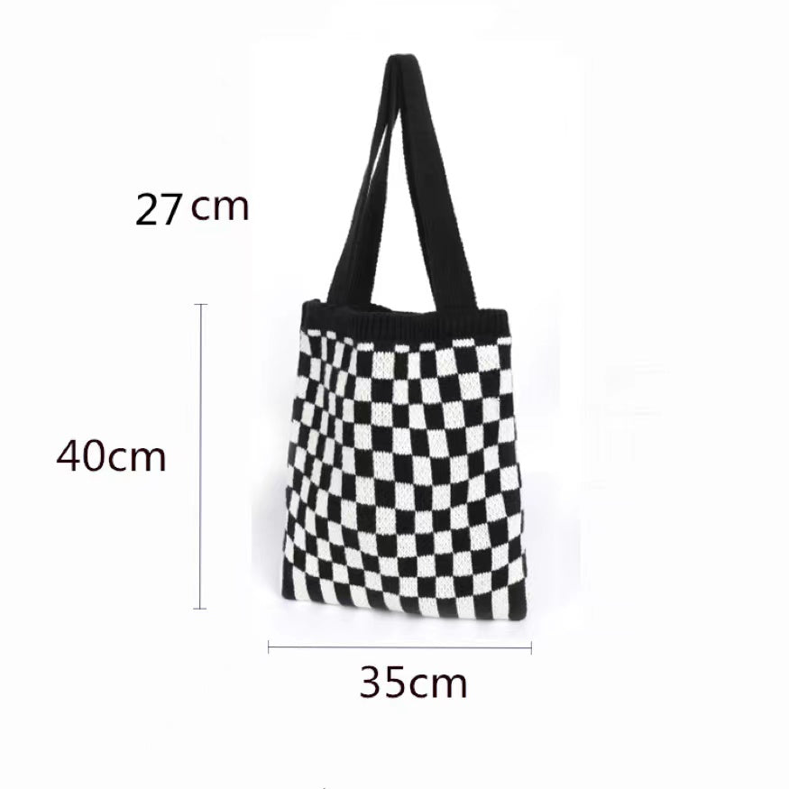 Checkers Bag In Black