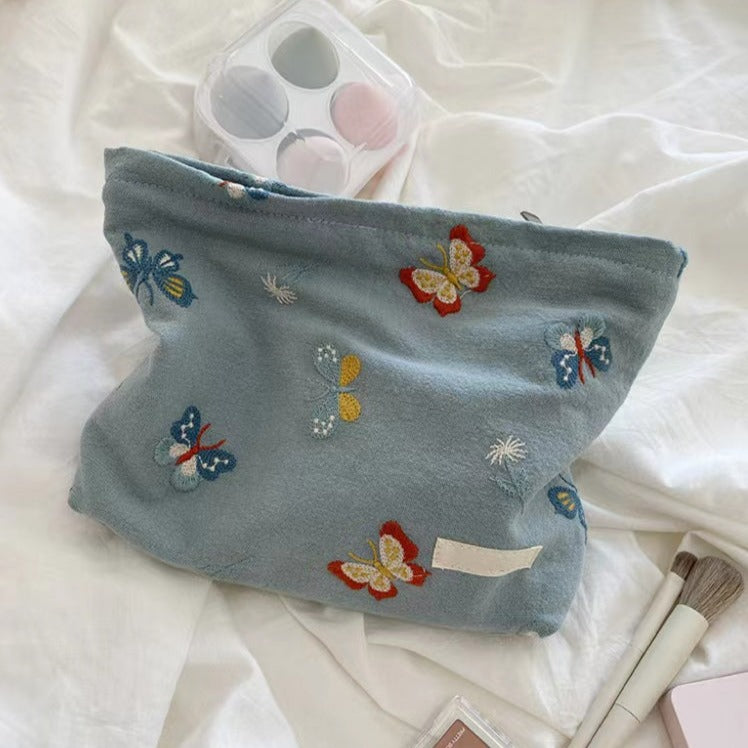 Butterfly Makeup Bag Within Sky