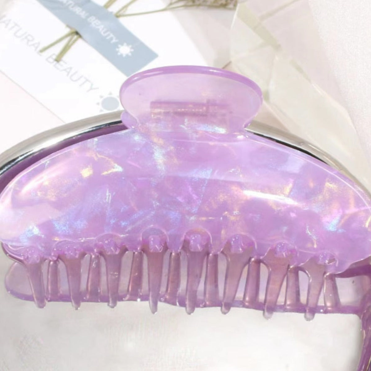 Pearly Luster Claw within Jelly Purple