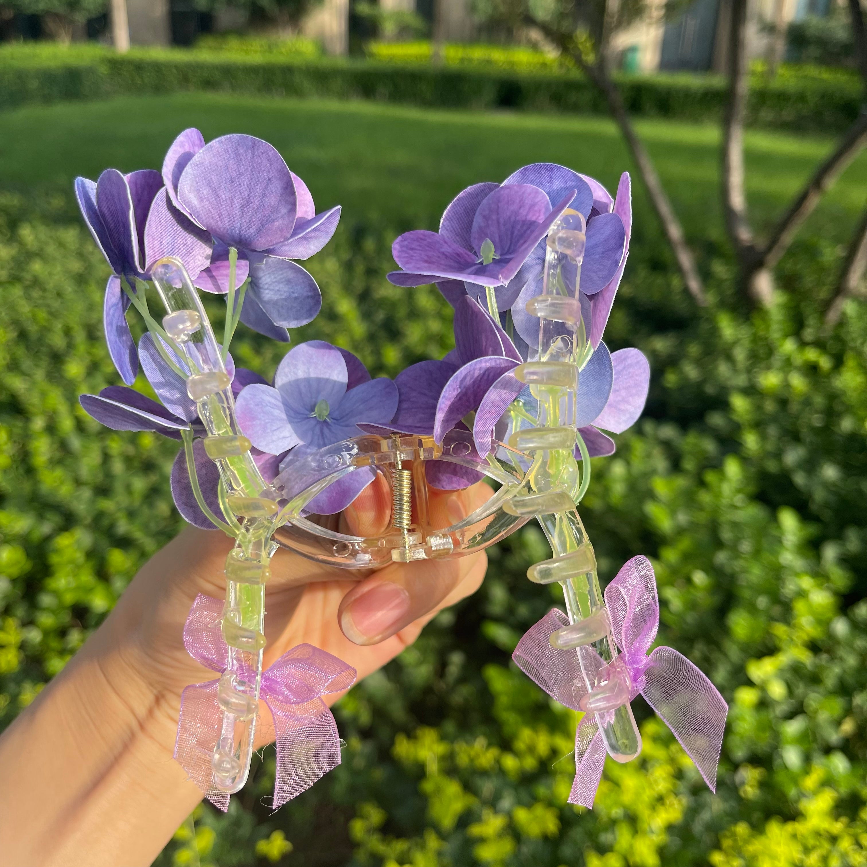 Hydrangea Claw within purple