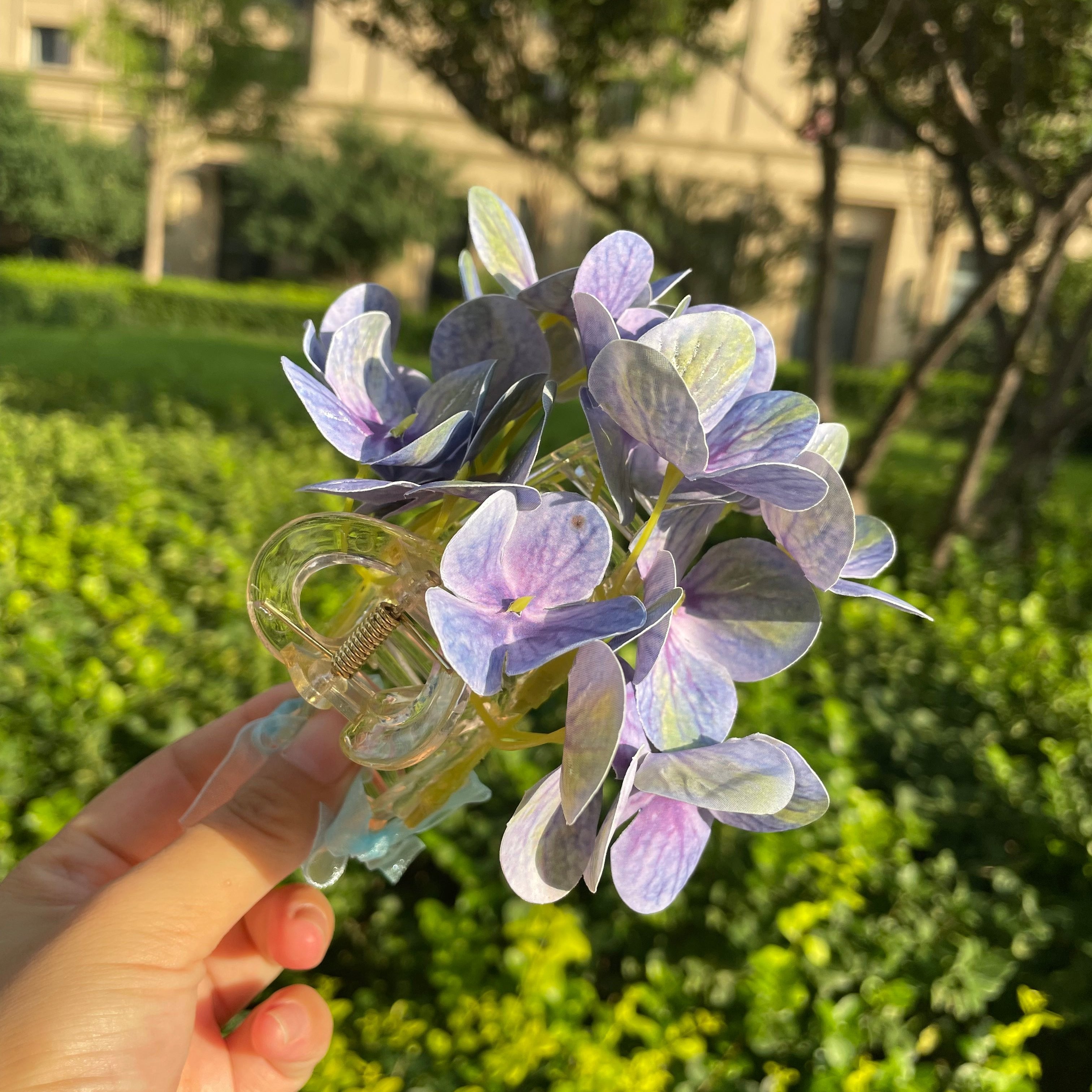 Hydrangea Claw within blue