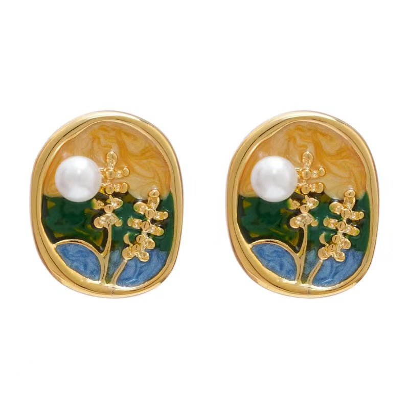 Ear Of Wheat Earrings