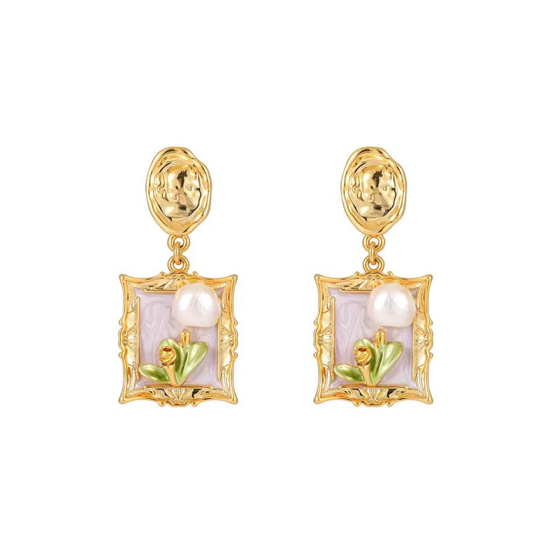 Bloom Pearl Earrings