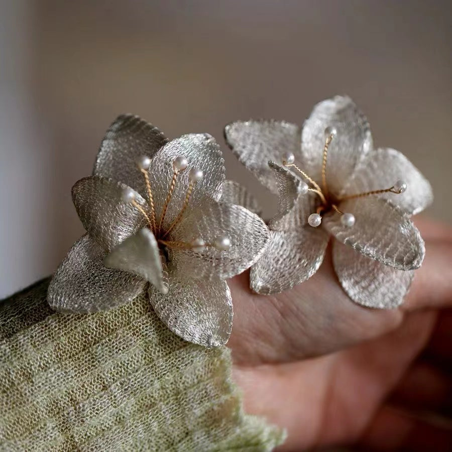 Knit Lily Earrings